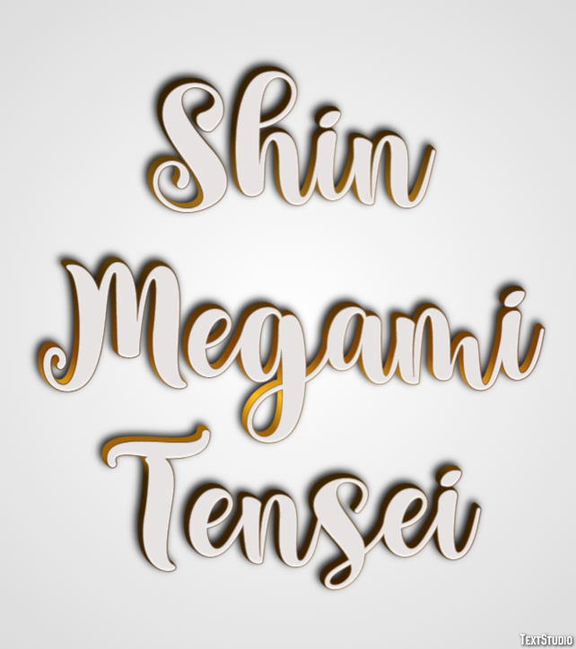 Shin Megami Tensei Effet de Texte