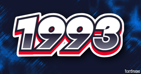 1993 Text Effect