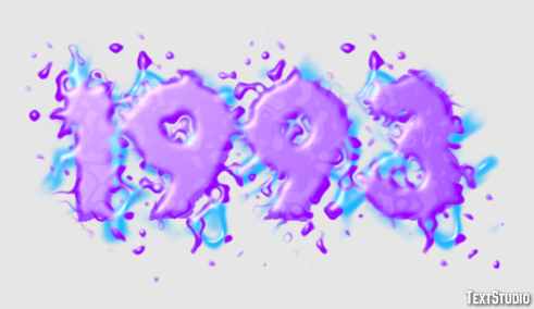 1993 Text Effect