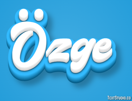 Özge Text Effect