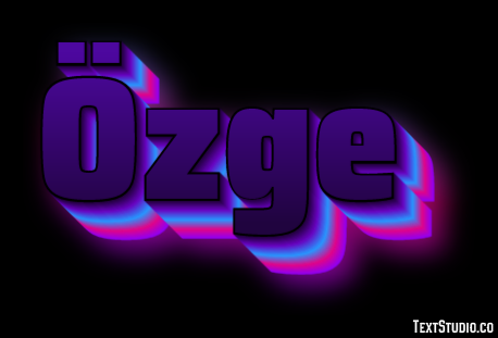 Özge Text Effect