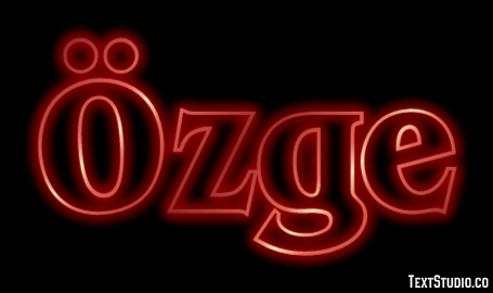 Özge Text Effect