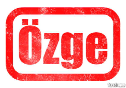 Özge Text Effect