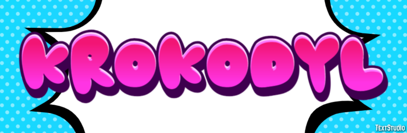 Krokodyl Efecto de texto