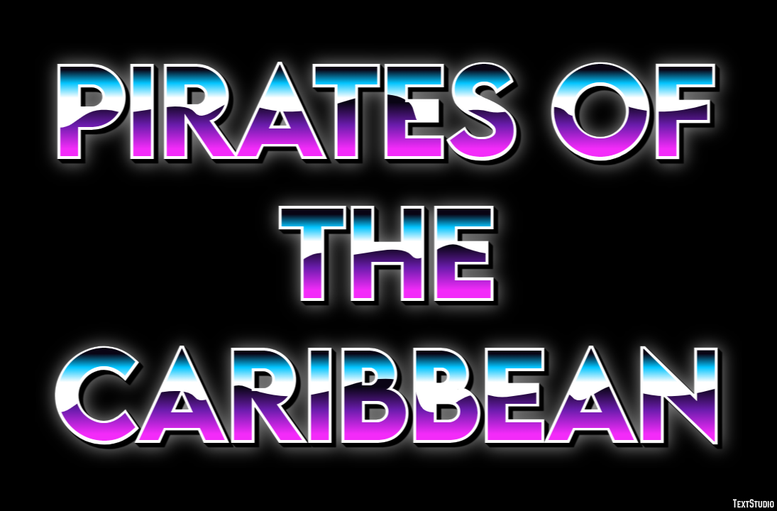 Pirates of the Caribbean Tekst Effect