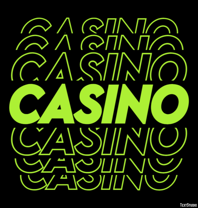 Casino Tekst effect