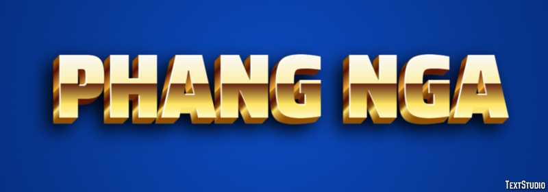 Phang Nga Efeito de texto