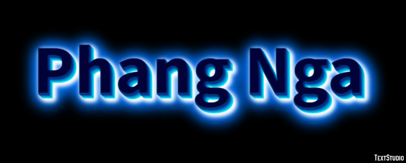 Phang Nga Efekt tekstowy
