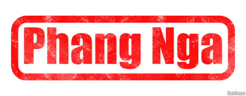 Phang Nga Efekt tekstowy