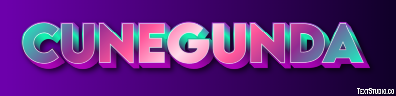 Cunegunda Efecto de texto