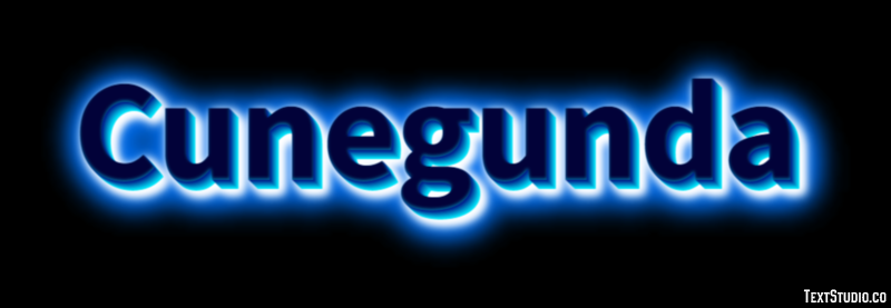 Cunegunda Efecto de texto