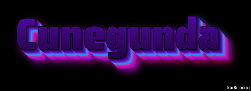 Cunegunda Efecto de texto