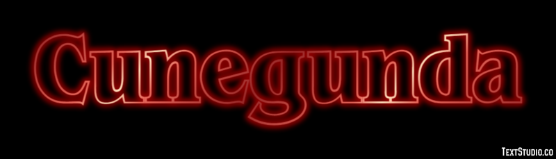 Cunegunda Efecto de texto