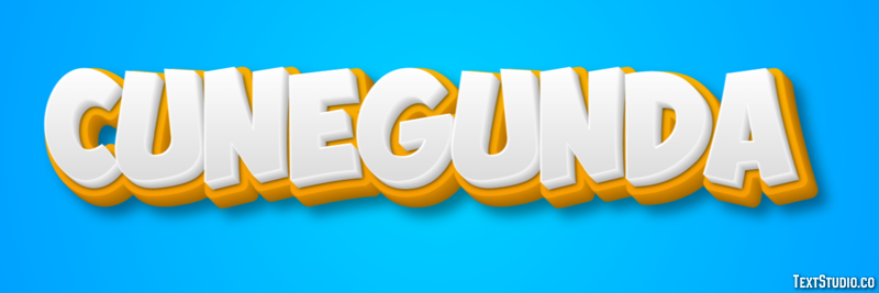 Cunegunda Efecto de texto