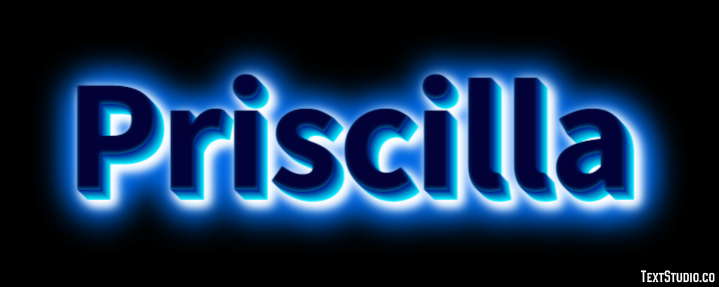 Priscilla Effetto testo