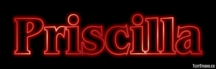 Priscilla Effetto testo