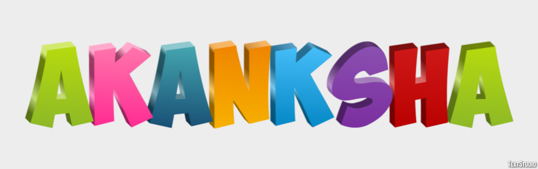 Akanksha Texteffekt