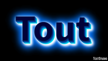 Tout Efeito de texto