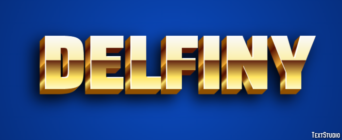 Delfiny Efekt tekstowy