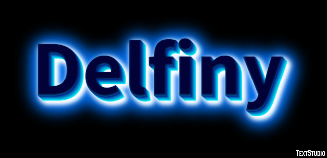 Delfiny Text Effect