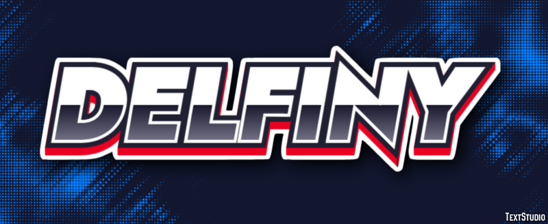 Delfiny Efeito de texto