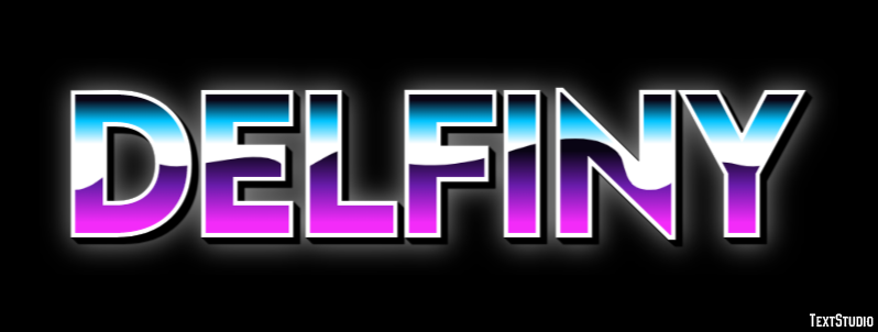 Delfiny Efekt tekstowy