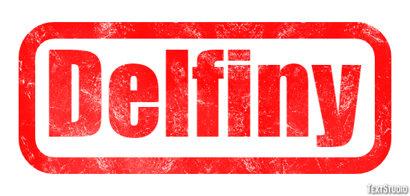Delfiny Efekt tekstowy