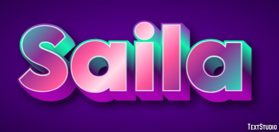 Saila Text effect