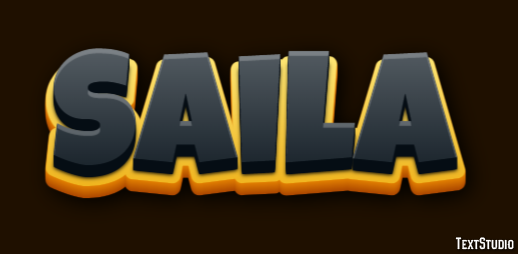 Saila Text effect