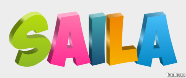Saila Text effect