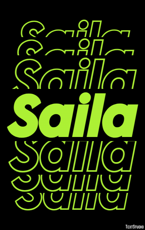 Saila Text effect