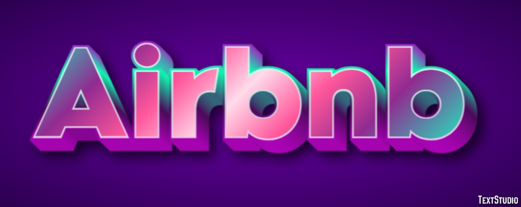 Airbnb Texteffekt