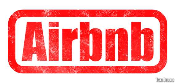 Airbnb Texteffekt