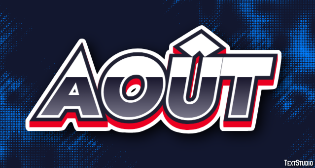 Août Effet de Texte