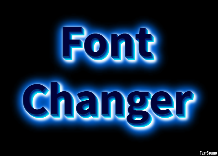 Font Changer Effetto testo