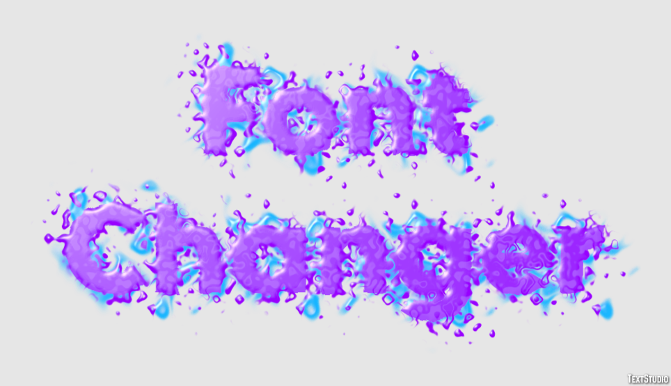Font Changer Effetto testo