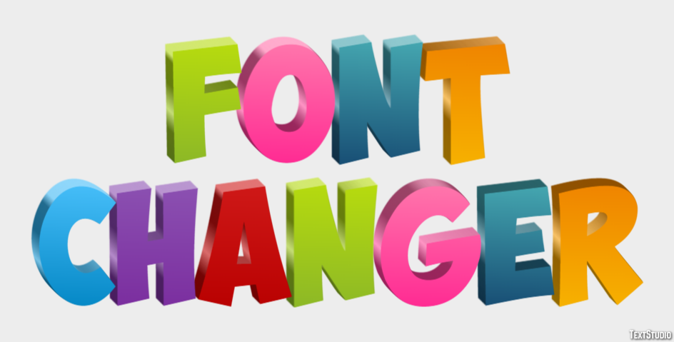 Font Changer Effetto testo