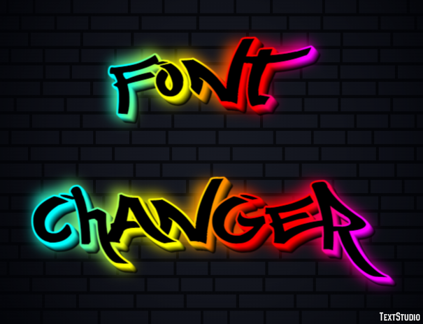 Font Changer Effetto testo
