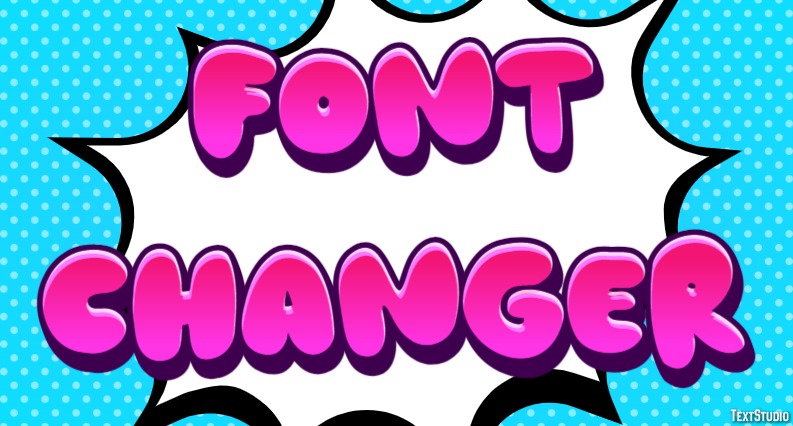 Font Changer Effetto testo