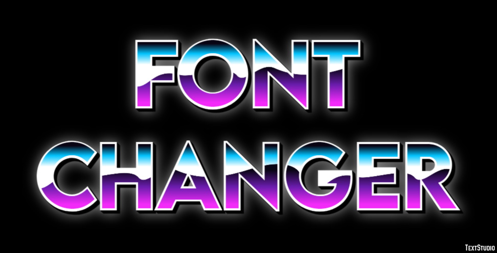 Font Changer Effetto testo