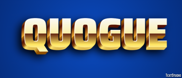 Quogue Efekt tekstowy