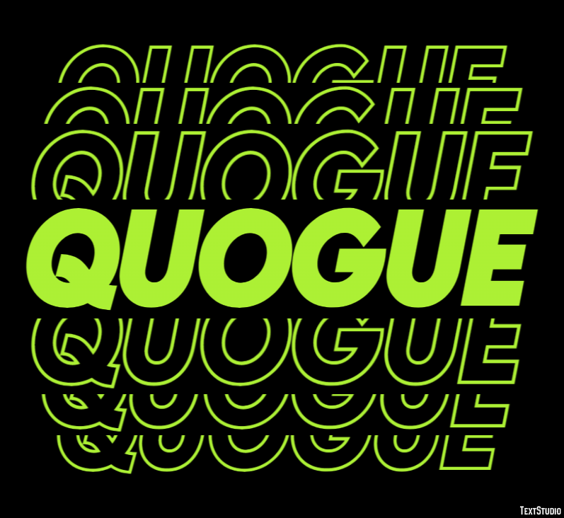 Quogue Efekt tekstowy