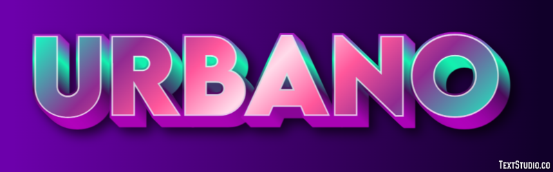 Urbano Effetto testo