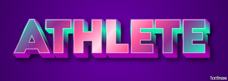 Athlete Text Effect