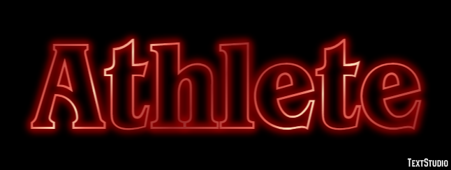 Athlete Text effect