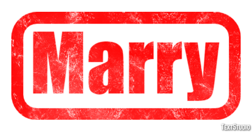 Marry テキスト効果