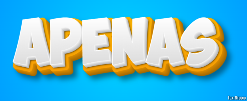 Apenas Efeito de texto