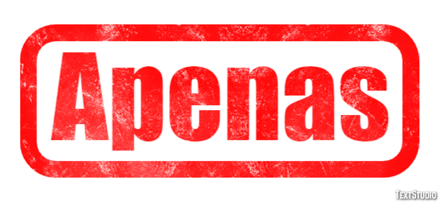 Apenas Efeito de texto
