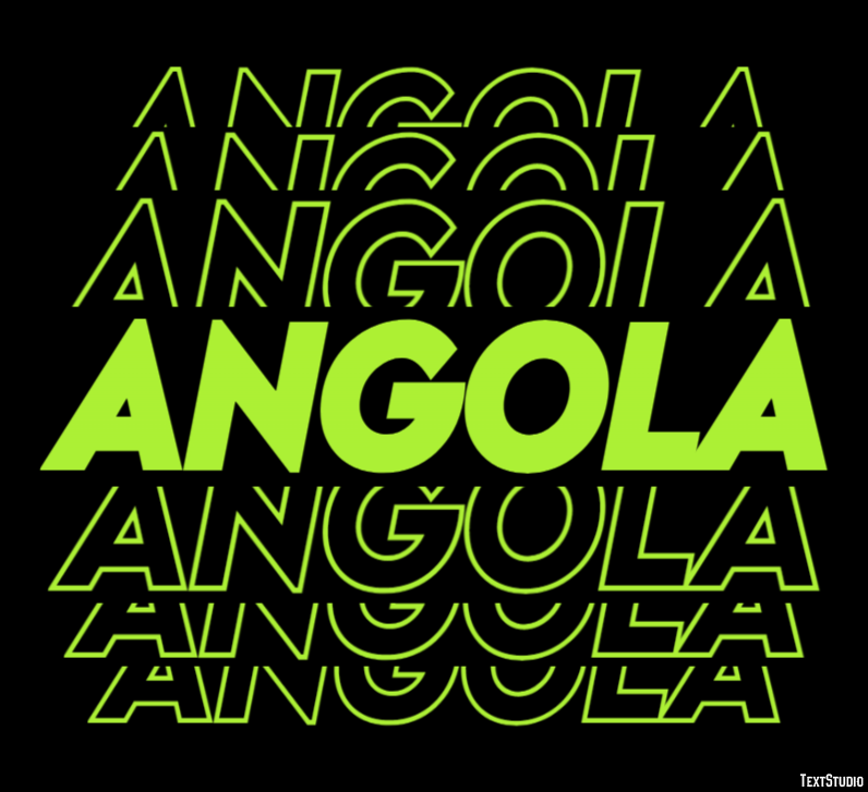 Angola Effetto testo