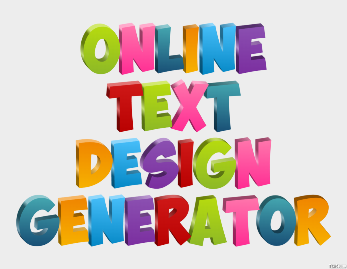 Online Text Design Generator Efekt tekstowy